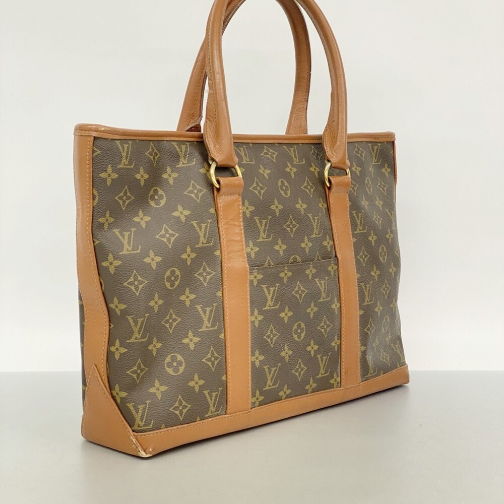 Louis Vuitton Monogram Weekend PM Tote Bag M42425 Brown Men's - Picture 2 of 12